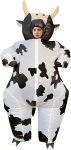 Inflatable Cow Costume Blow up Costume for Cosplay