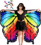 D.Q.Z Double Sided Women Butterfly Wings Costumes for