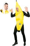 Spooktacular Creations Appealing Banana Costume Adult
