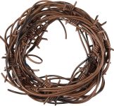 Taiyin 4 Pcs 32.8 Foot Fake Barbed Wire Rusted Western