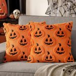 Halloween Throw Pillow Covers 18x18 inch Fall