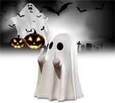 Halloween Decorations Ghost Figurine - 3 in Spooky &