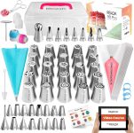 RFAQK 90PCs Flower Making Piping Tips Set, Includes 31