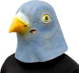 CreepyParty Pigeon Mask - Animal Halloween Costume for
