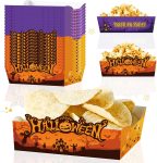 Halloween Disposable Paper Food Trays 24pcs Trick Or