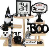 Halloween Decorations 8PCS Tiered Tray Decor, Cute
