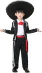 Boy Mexican Costume Kids Traditional Mariachi Amigo