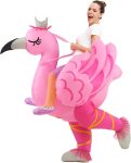 KOOY Inflatable Flamingo Costume Adult, Inflatable