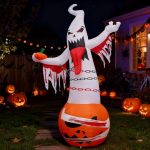 10FT Halloween Inflatable Ghost Outdoor Decoration with
