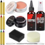 Halloween Makeup Kit, Scar Wax SFX Makeup Kit Fake