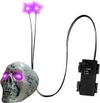LED Glowing Eye Lights, Timer-Controlled, Durable