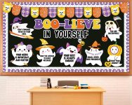 Halloween Ghost Bulletin Board Set Classroom