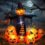 Max Fun 7FT Halloween Inflatables Pumpkin Decorations