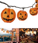 Halloween Lantern String Lights, Jack O Lanterns