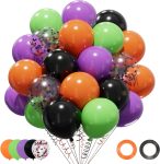 Patimate Halloween Decorations Balloons Set, 50 pcs 12