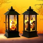 2 Pieces Halloween Lanterns Decoration 5.1" Height