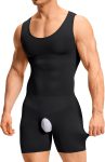 TAILONG Mens Shapewear Tummy Control Bodysuit