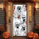 JOYIN 30”x72” Halloween Door Cover Decorations Indoor