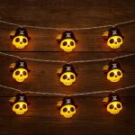 Halloween String Lights, Battery Operated 9.8FT 20 LED