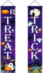 Halloween Banner Outdoor Indoor Front Porch Sign