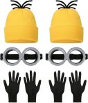 Halloween Costume Adult Accessories,Yellow Beanie