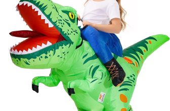 MT MENGTONG Inflatable Dinosaur Costume Kids Riding T