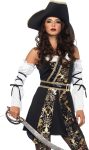 Leg Avenue Women's Black Sea Buccaneer Sexy Pirate