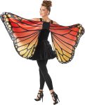 Seasons Adult Monarch Butterfly Cape Wings, One Size