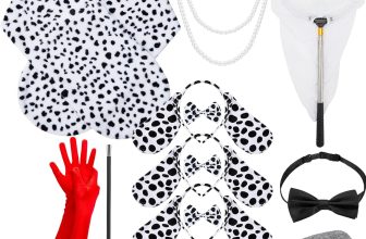 Halloween Dalmatian Costume Set Dog Catch Costume Kit