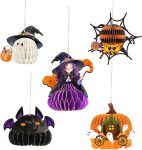 AOBKIAT Halloween Party Decorations,3D Mini Hanging