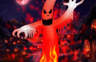 MGparty 8 FT Tall Halloween Inflatables Ghost Outdoor