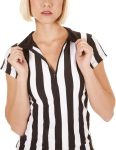 redgino Women's Referee Shirt Official Black and White