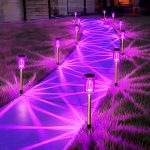Christmas Solar Lights Outdoor 10 Pack Solar Pathway