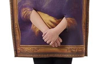 EraSpooky Kids Mona Lisa Costume Funny Famous Paintings