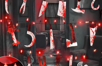 [Timer & 8 Modes] Halloween Party Decorations Bloody