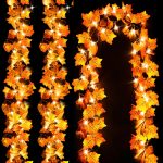 Luditek Fall Decor 3-Pack Fall Leaf Garland with