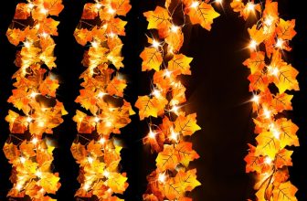 Luditek Fall Decor 3-Pack Fall Leaf Garland with