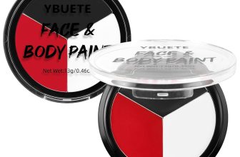 Black Red White Oil-Based Body Paint Palette,
