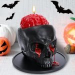 Halloween Decorations - Halloween Candle, Skull