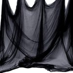 Halloween Black Creepy Cloth 315 x 79 inch Spooky
