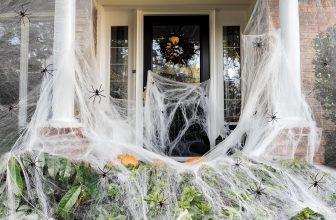 ZPISF 300 sqft Spider Webs Halloween Decorations with