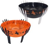 2 Pcs Halloween Candy Bowl with Holder Plastic Trick or