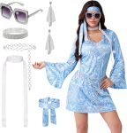 Spooktacular Creations 70s Disco Outfits for Women,