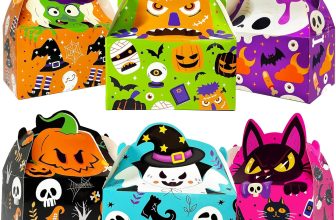 KiDEPOCH 24 Pcs Halloween Cardboard Boxes - Funny Gift