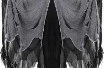 Halloween Hooded Cloak Scary Ghost Tattered Robe