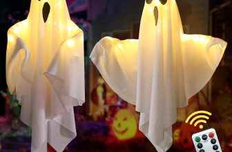Halloween Hanging Ghost Lights with Remote Control –
