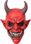 Halloween Scary Demon Mask Horror Red Devil Masks