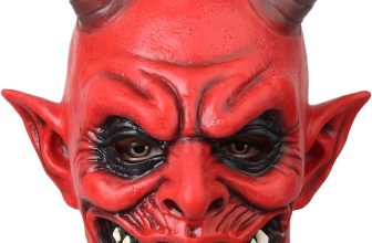 Halloween Scary Demon Mask Horror Red Devil Masks