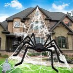 BOSONER Halloween Decorations Outdoor Spider Webs: 1Pcs