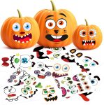 Halloween Pumpkin Decorating Stickers - 26 Sheets 56